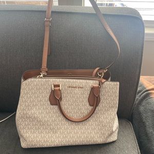 Large Michael Kors Crossbody Satchel